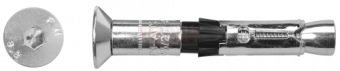 Анкерный болт с потайной головкой SAFETYPLUS с шурупом Ø 6/80