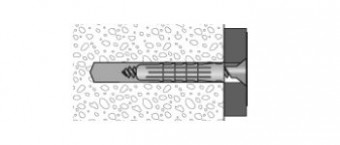 Дюбель универсальный Т6 5х25 (нейлон) арт. 565385