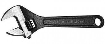 Ключ гаечный разводной КР-30 с металлической ручкой (Cr-V)